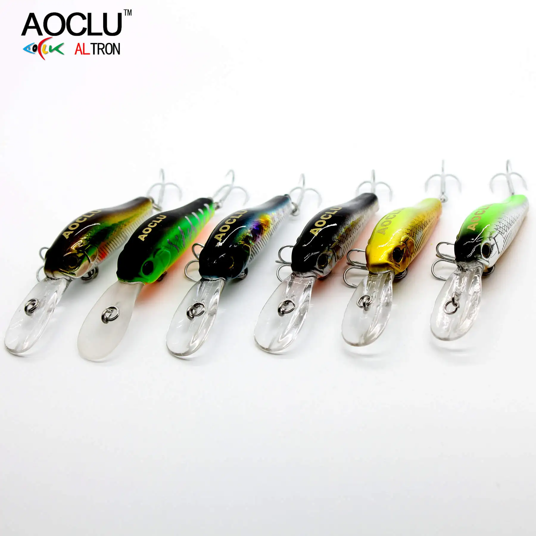 Descubre el mundo vibrante de la pesca con los señuelos coloridos y duraderos de Aoclu