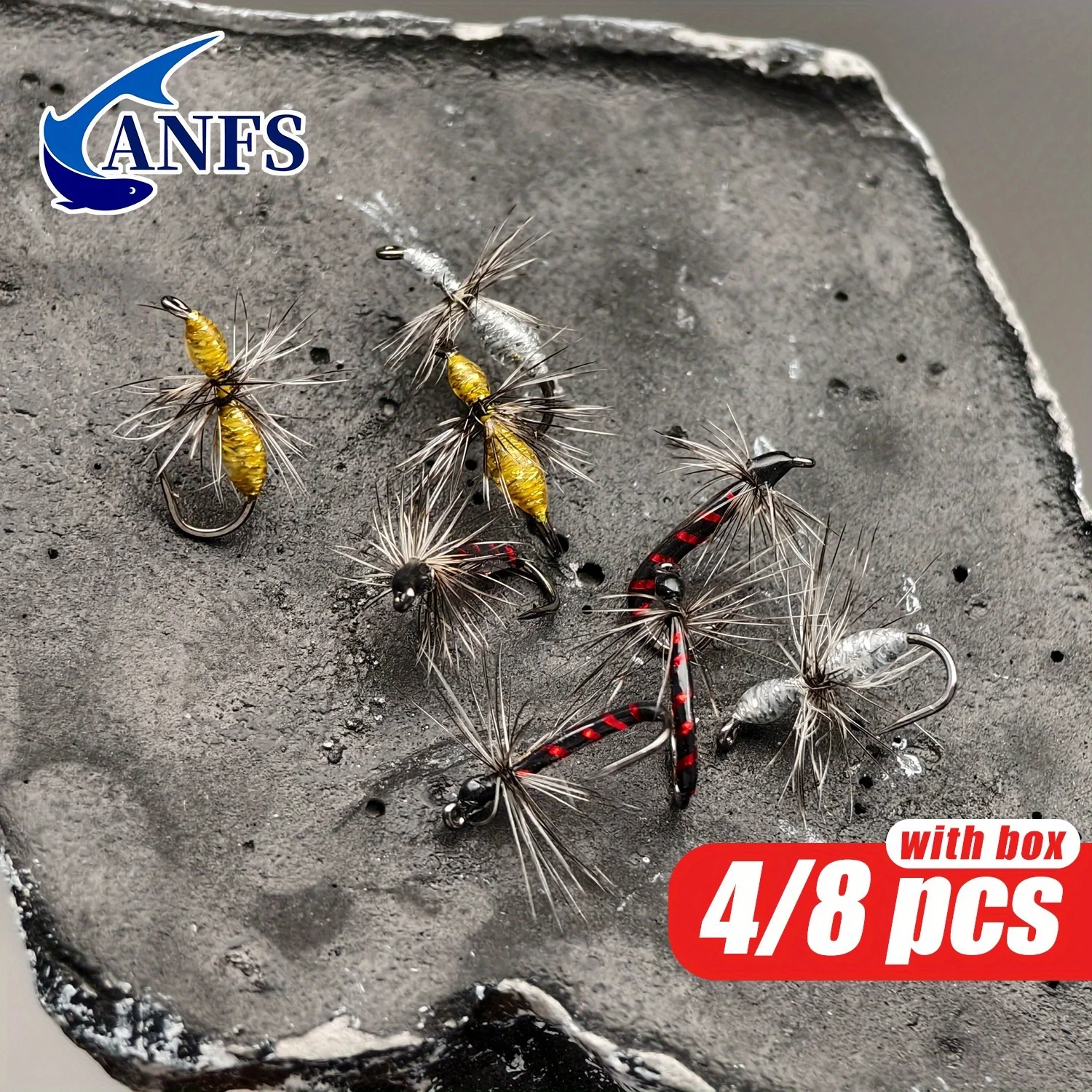 ANFS Ninfa Hormiga ahogada – Mosca artificial para trucha - imagen 2