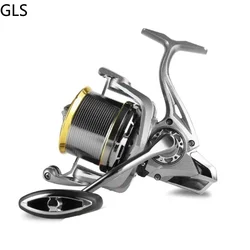 Carrete baitcasting aluminio duradero 4.8:1 para pesca deportiva