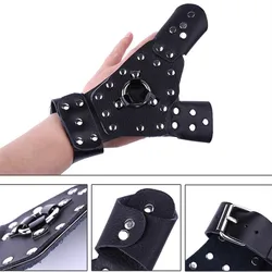 Juego de guantes de pesca, manoplas protectoras para las manos, sin dedos, con lazo, gran oferta