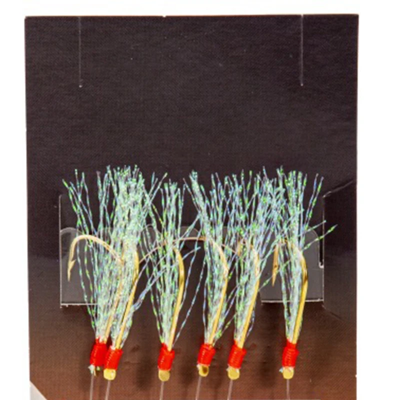 Rig Sabiki con Plumas Luminosas – Aparejo para Caballa en Mar - imagen 2