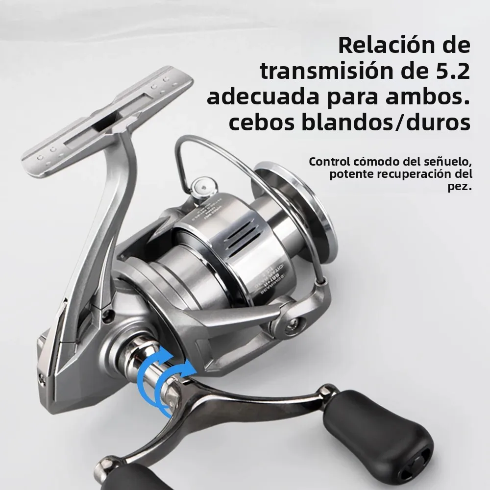 Huidiao Stella 2000-7000 Carrete Giratorio para Agua Dulce y Salada - imagen 2