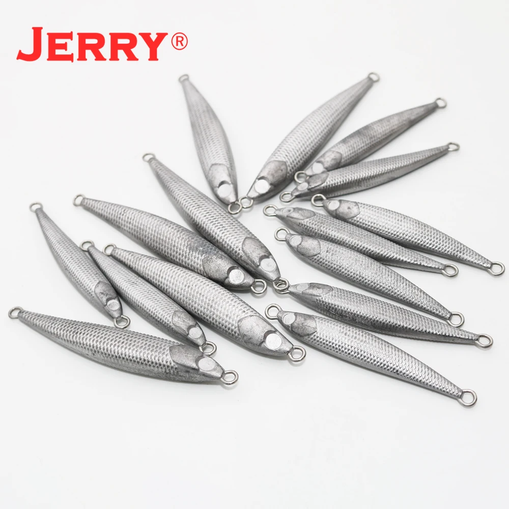 Jerry DEVIL 20G 40G sin pintar Metal fundido Jig cuchara Shore Casting Jigging pescado lubina señuelo de pesca aparejos de cebo Artificial - imagen 5