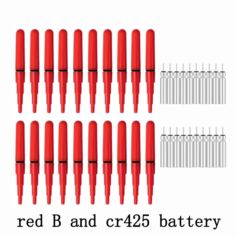 red B and battery