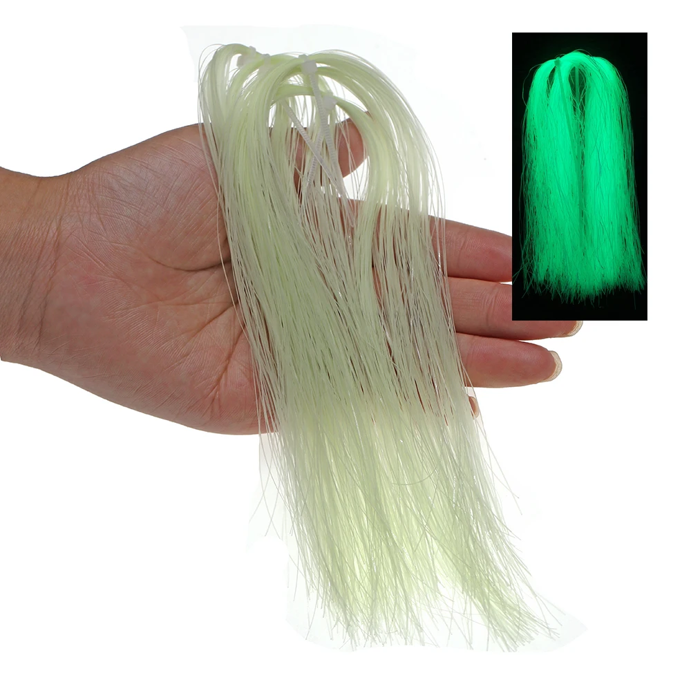 ICERIO-materiales luminosos para anzuelos, 10 paquetes, Flashabou, oropel brillante, Material sintético para anzuelo de asistencia, señuelo, serpentina, atado de moscas - imagen 3