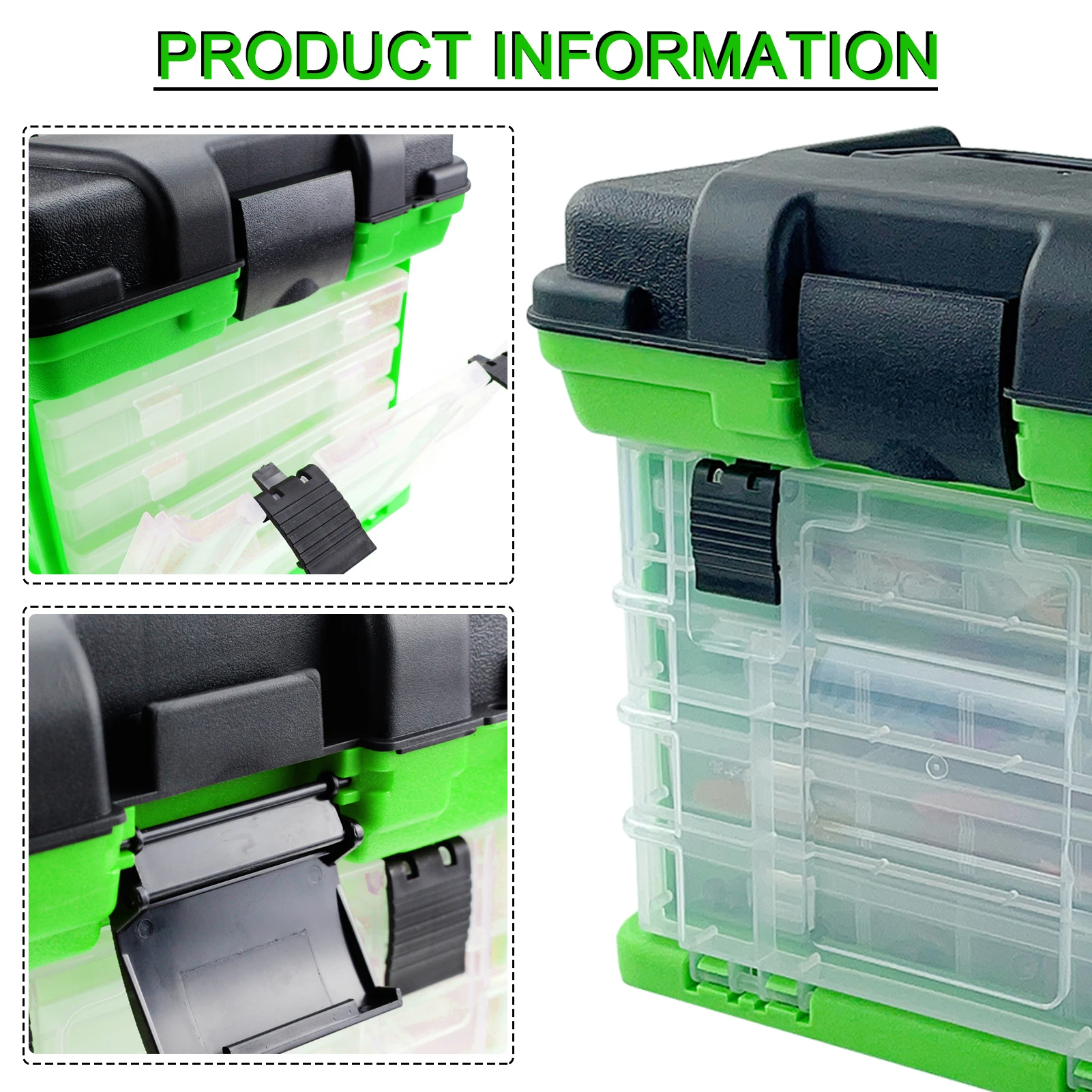 Caja de aparejos Free Fisher para pesca a mar: señuelos y plomos