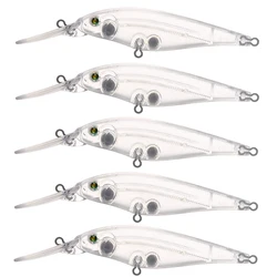 FREE FISHER Jerkbait para lubina DIY cebo duro blanco sin pintar