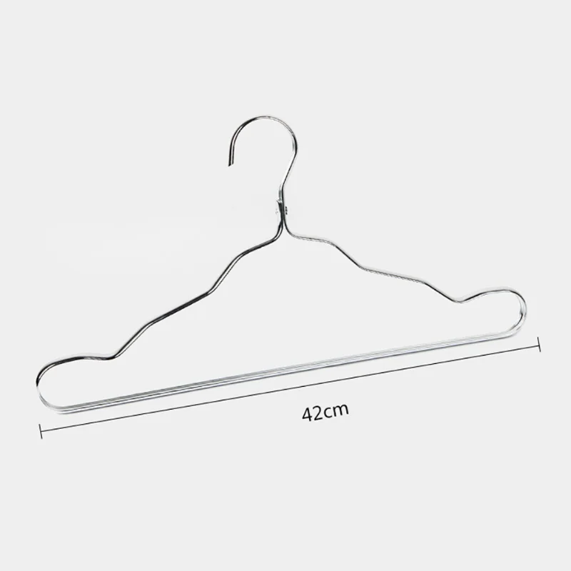 5 unids/set perchero para ropa de traje, estante para ropa de aleación de aluminio para adultos, colgador de ropa de Metal sin costuras, organizador de armario, suministros para el hogar - imagen 4