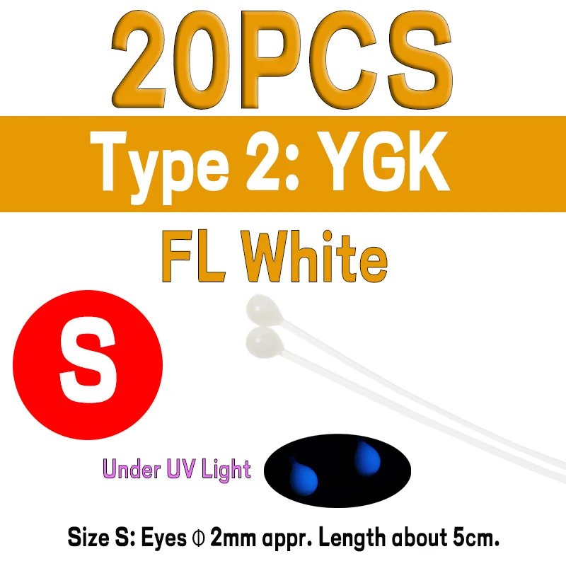 20pcs YGK S FLW