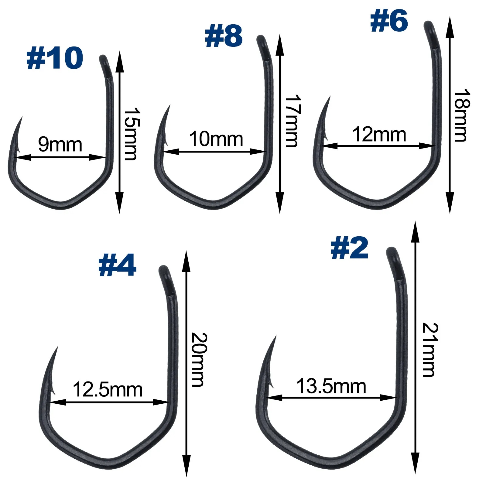 Anzuelo Chod Ronnie Claw Rig PTFE – 10 garras para carpa - imagen 4