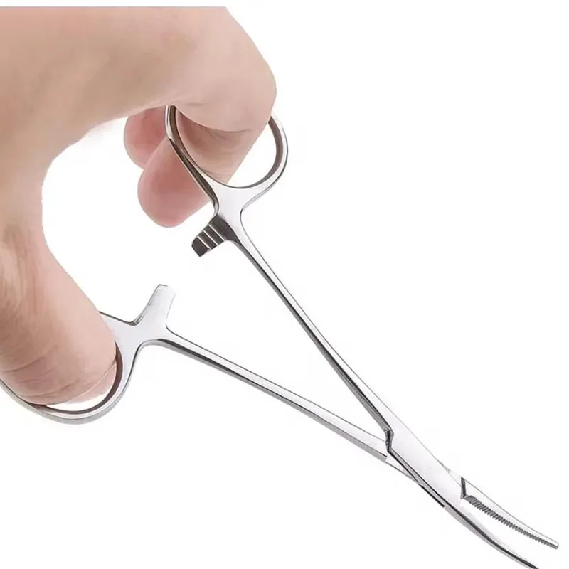 14/16/18cm compra productos de pesca accesorios removedor de anzuelos de acero inoxidable alicates de punta curva herramientas para cortar deportes - imagen 4