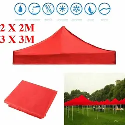 Toldo para tienda de campaña de cuatro esquinas, protección UV para campamento al aire libre, sombrilla para jardín, cubierta superior para Gazebo, reemplazo superior del dosel