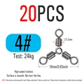 20pcs  Size 4