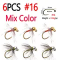 6PCS Mix Color Sz 16