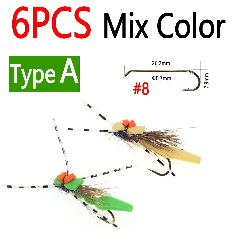 6pcs Mix Col Type A