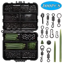 Kit pesca carpa: manguitos antienredos, cuentas tope, boilie y broches