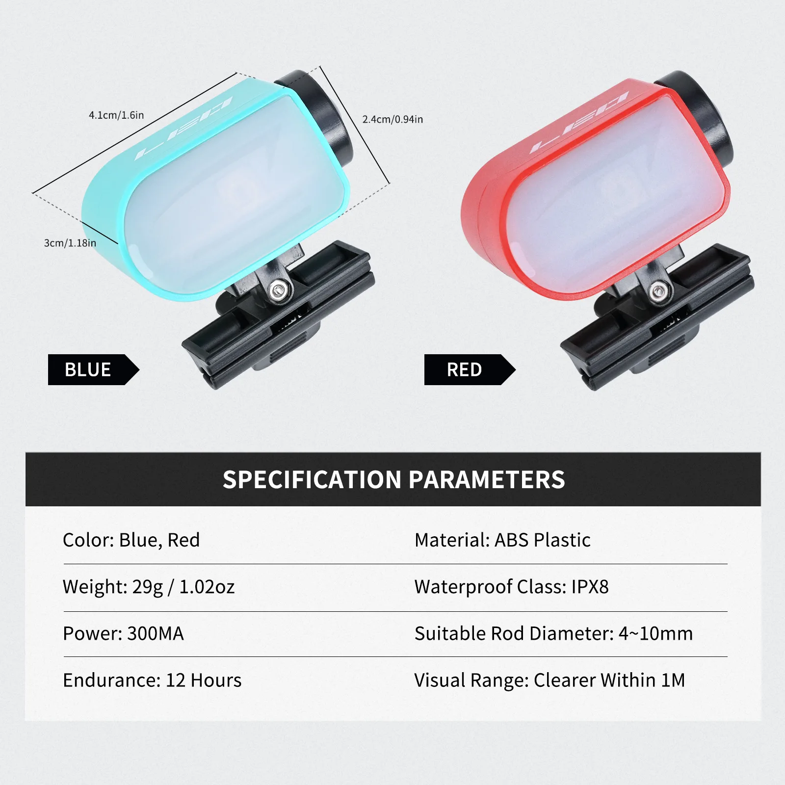 Mini caña de pescar LED, linterna, Luz Súper brillante, luz de bolsillo para acampar de emergencia al aire libre con abrazadera, accesorios de pesca nocturna - imagen 2