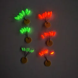 Flotador luminoso ovalado rojo/verde para carpa nocturna