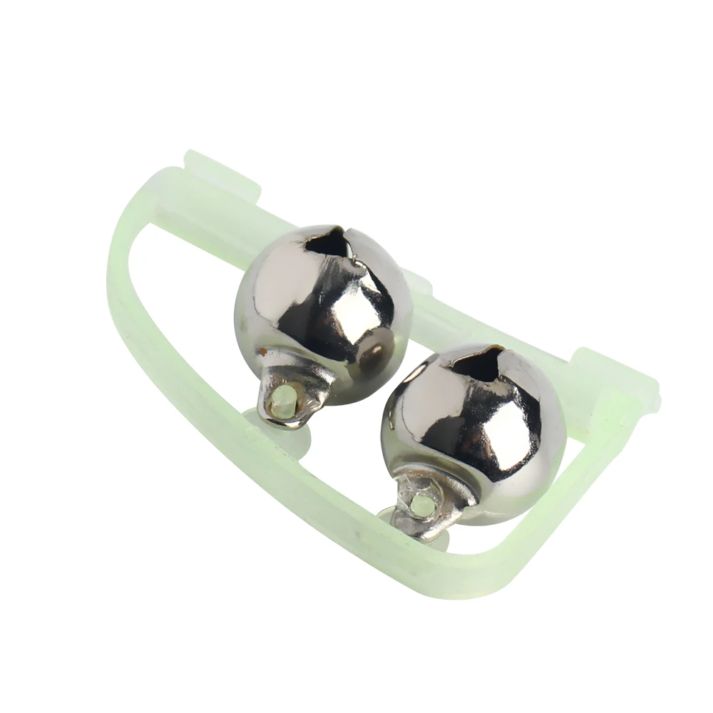 Alarma de mordedura de pesca, campanas gemelas, caña de pescar, cebo para morder, alarma de señuelo para morder pescado, alerta, accesorios de pesca de carpa, 6 uds. - imagen 3