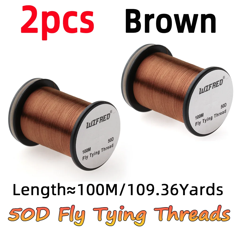 2pcs Brown