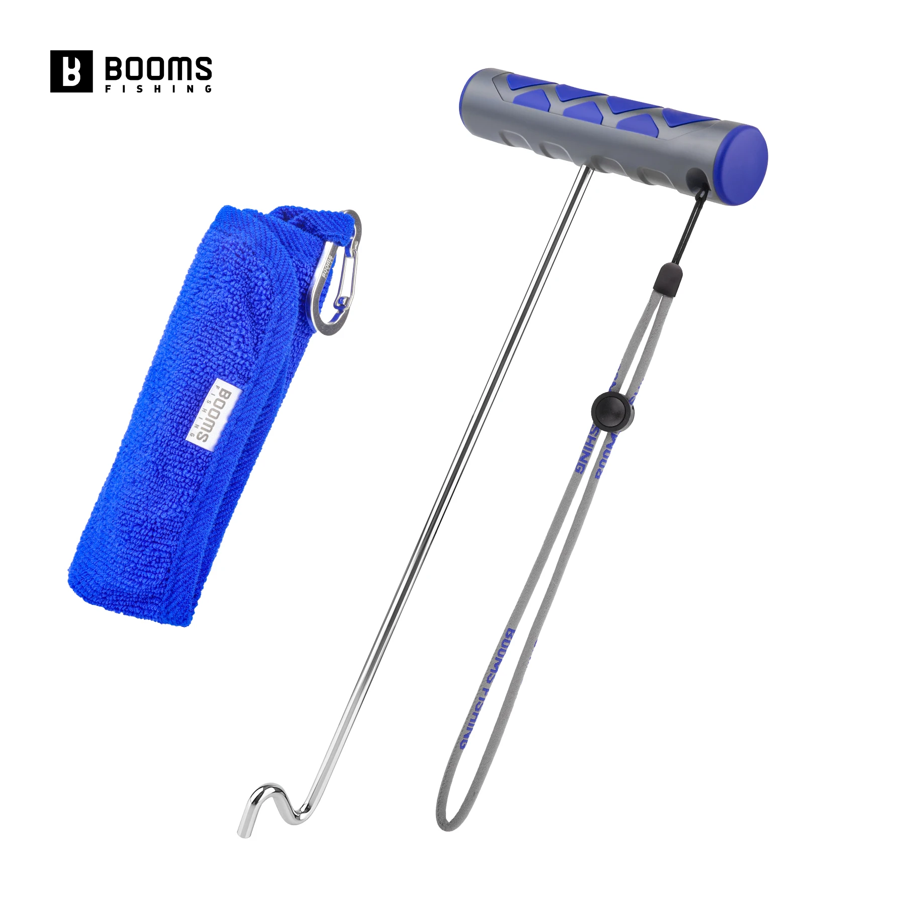 Booms Fishing XW22 herramientas para quitar anzuelos de pesca de acero inoxidable 10,9 pulgadas removedor de anzuelos de agua salada con toalla juego de equipo de pesca
