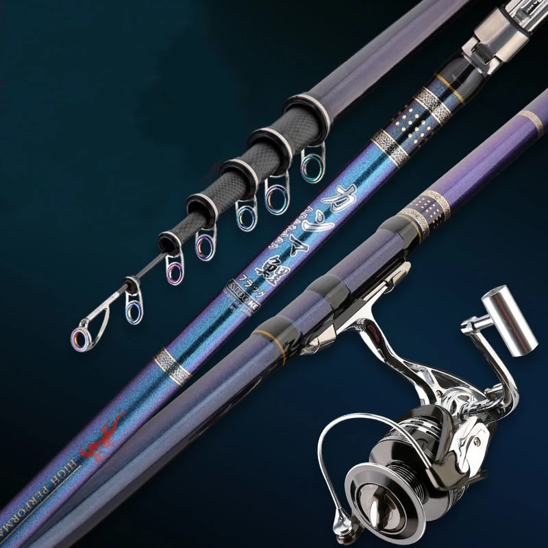 Caña de pescar superdura de 19 Tune, ultraligera, de alto carbono, resistente, para todas las aguas, peso telescópico - imagen 3