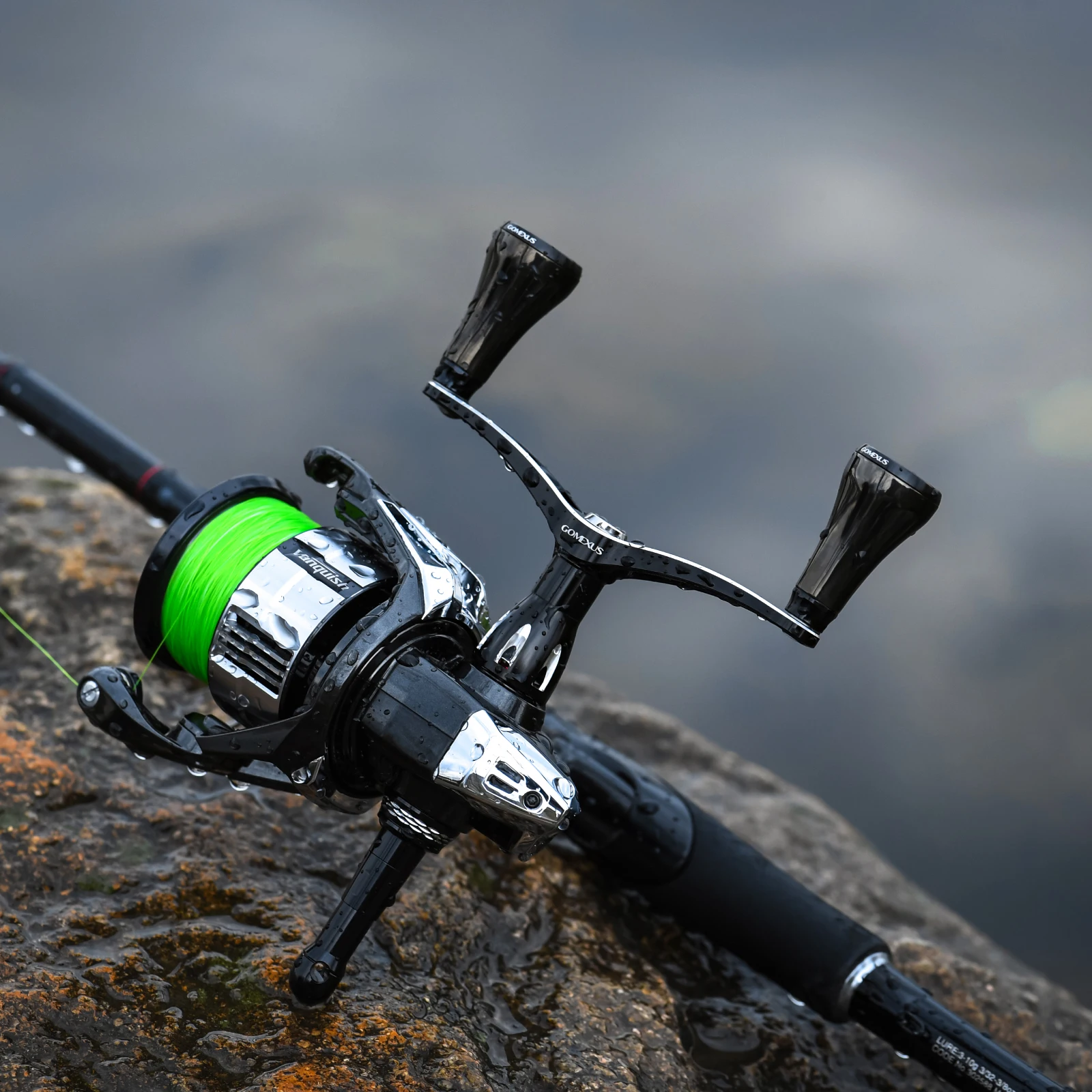 Gomexus, 1 unidad, perilla giratoria de aleación de titanio con mango de carrete de 20mm para Shimano Stradic Vanford Ultegra Daiwa Fuego LT Exist Baitcasting - imagen 4