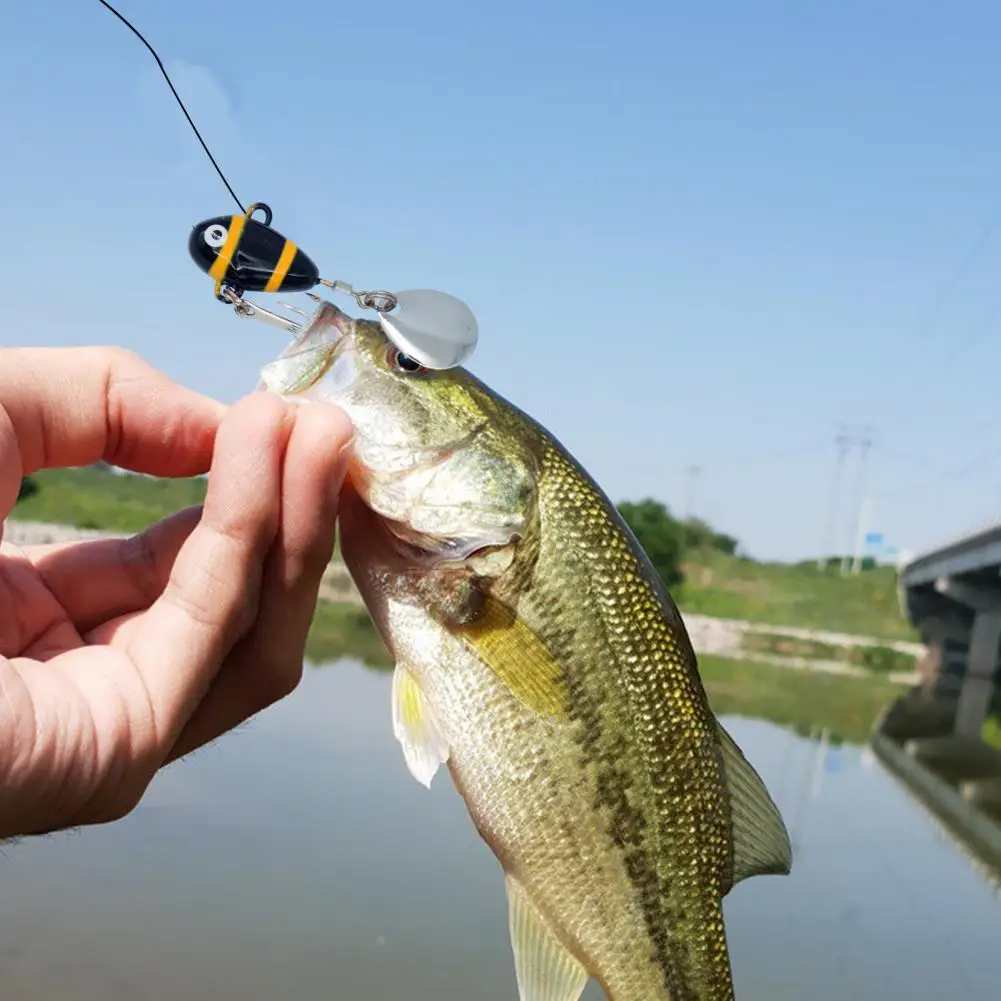 Cebo de pesca afilado de 5cm/12g, simulación 3D realista, ojo de pez, compuesto de Metal, lentejuelas, cebo duro para pesca al aire libre - imagen 5