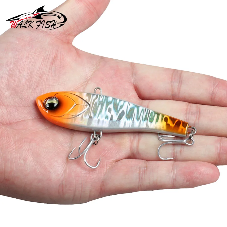 WALK FISH-señuelos VIB de tono alto para Pesca de invierno, 16g, 34g, sonajero, vibración que se hunde, láser de alta calidad, Pesca, lubina, atún, Bluefish - imagen 4