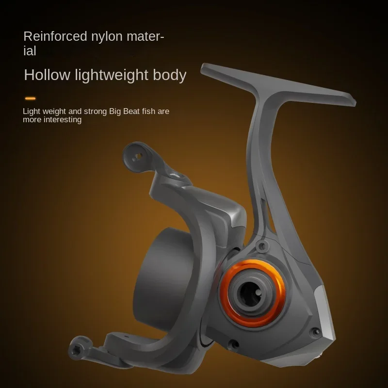 Carrete de aluminio GLS 1000-6000, carrete de pesca giratorio de Metal, relación de engranaje 5,0: 1/4, 7:1, arrastre máximo de 14LB, carrete de pesca giratorio - imagen 5