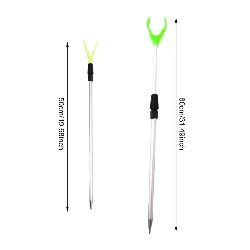 Soporte retráctil para caña de pescar, soporte para caña de pescar en el suelo, soporte para caña de pescar para Surf, bagre, adecuado para playas, estanques de arena, ríos - imagen 4