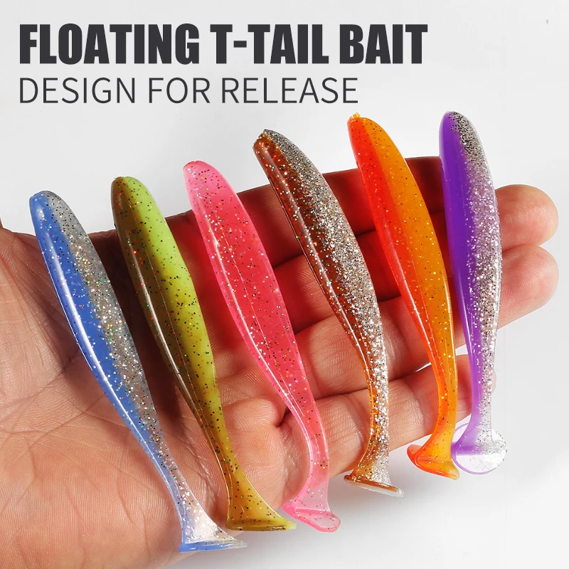 Señuelos de pesca supercontinent shiner, 50mm, 75mm, 100mm, cebo Artificial suave, fácil de enganchar, Lucio grande, 2021 - imagen 4