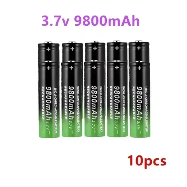 Batería recargable 18650 litio 9800mAh para linterna LED de pesca - imagen 3