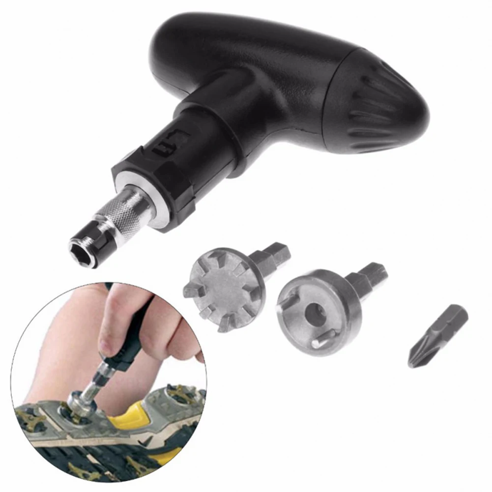 Llave de Golf para zapatos, removedor de acción de trinquete, herramienta de ajuste, extractor de clavos, accesorios de repuesto - imagen 5