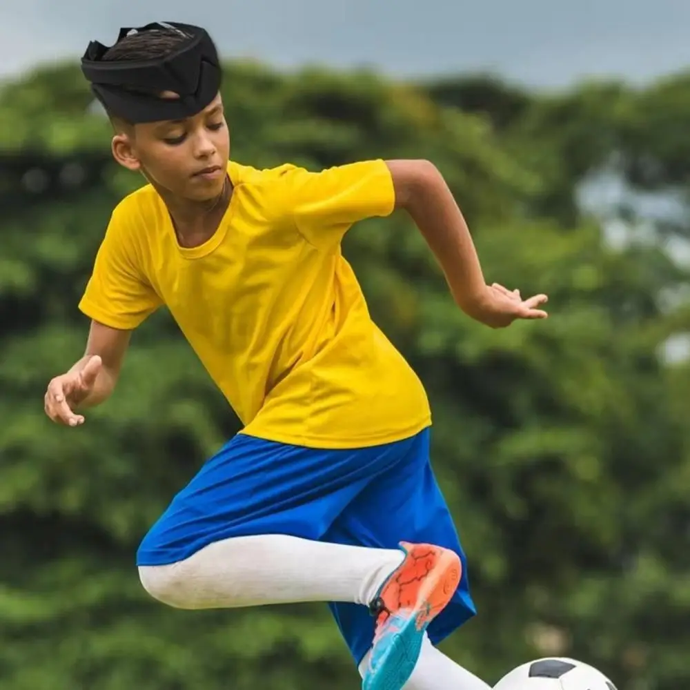 Casco protector de fútbol ajustable, casco de portero anticolisión transpirable, Protector de cabeza con absorción de impacto, Protector de cabeza de esquí - imagen 2