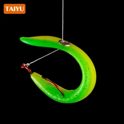 Wobbler Taiyu de silicona – Cola simulada para spinning
