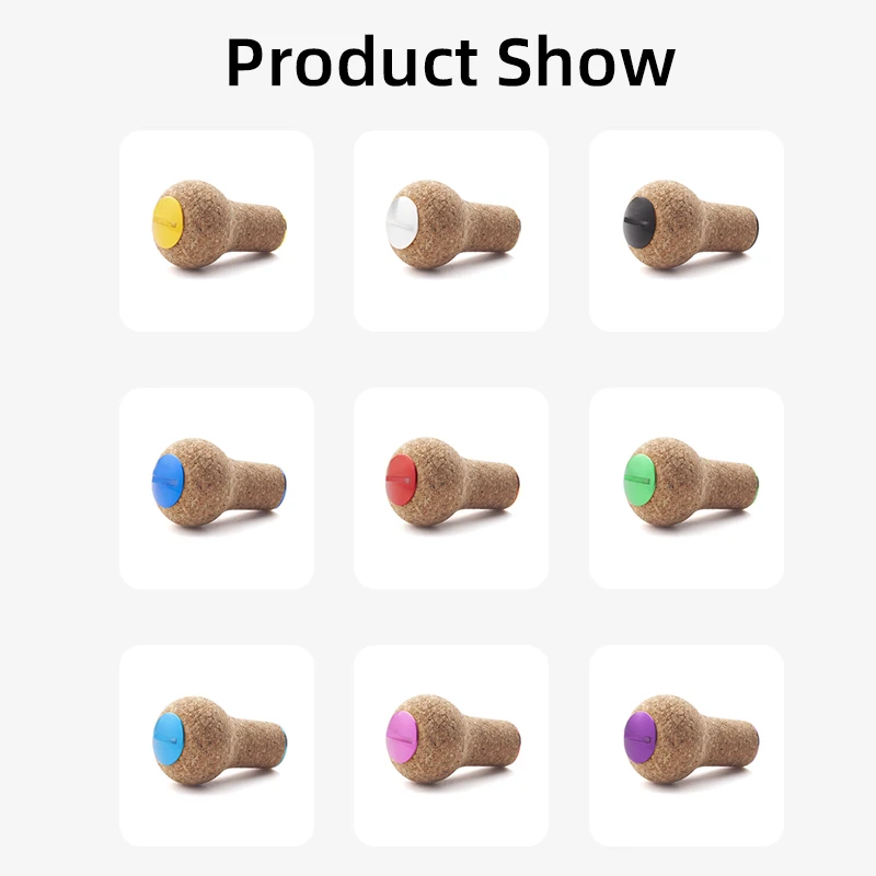 Kawa-perilla de mango de carrete de pesca, perilla de Madera Suave de goma para carrete D/S, incluye 2 rodamientos, peso de 8 g/pc, accesorio de perilla de carrete DIY, 1 unidad - imagen 4