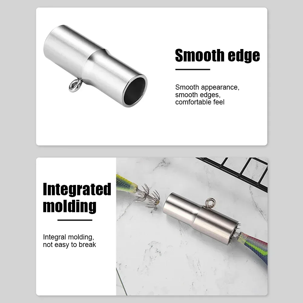 Corrector de anzuelo de calamar, puede recuperar el gancho de tinta de pulpo, aguja de reparación de acero inoxidable, plantillas de calamar, herramientas de pesca de 1,3 cm-1,5 cm - imagen 4