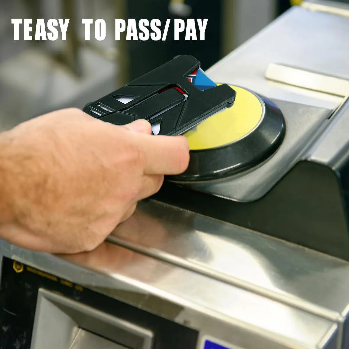 Mosquetón telescópico versátil para exteriores, llavero retráctil con funda para tarjeta de identificación, llavero, cordón, herramienta de pesca para acampar - imagen 3