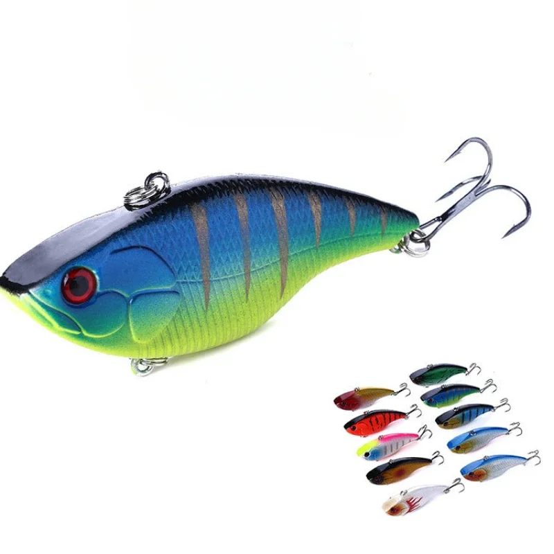 Cebo Luya de plástico con anillo de perla, cebo Luya de fundición larga de hundimiento lento, señuelo biónico de pesca, cebo de pesca de carpa, 5 uds. - imagen 2