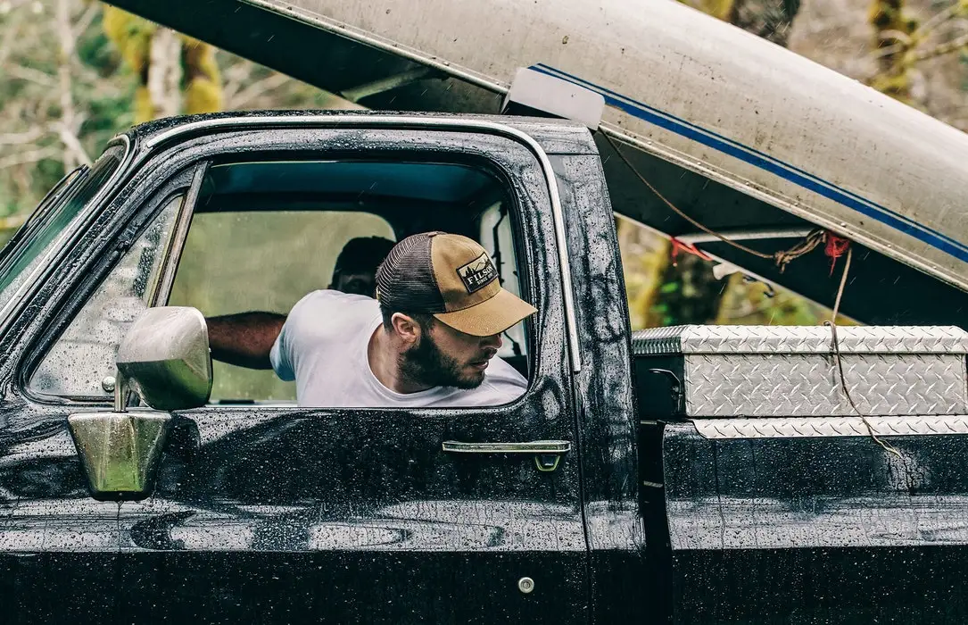 Sombrero de béisbol de lona Retro empapado en aceite, malla transpirable, protección solar, señuelo de mosca de pesca ajustable, American Filson - imagen 2