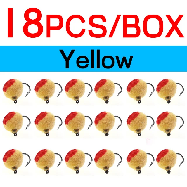 18pcs yellow