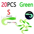 20pcs Green S