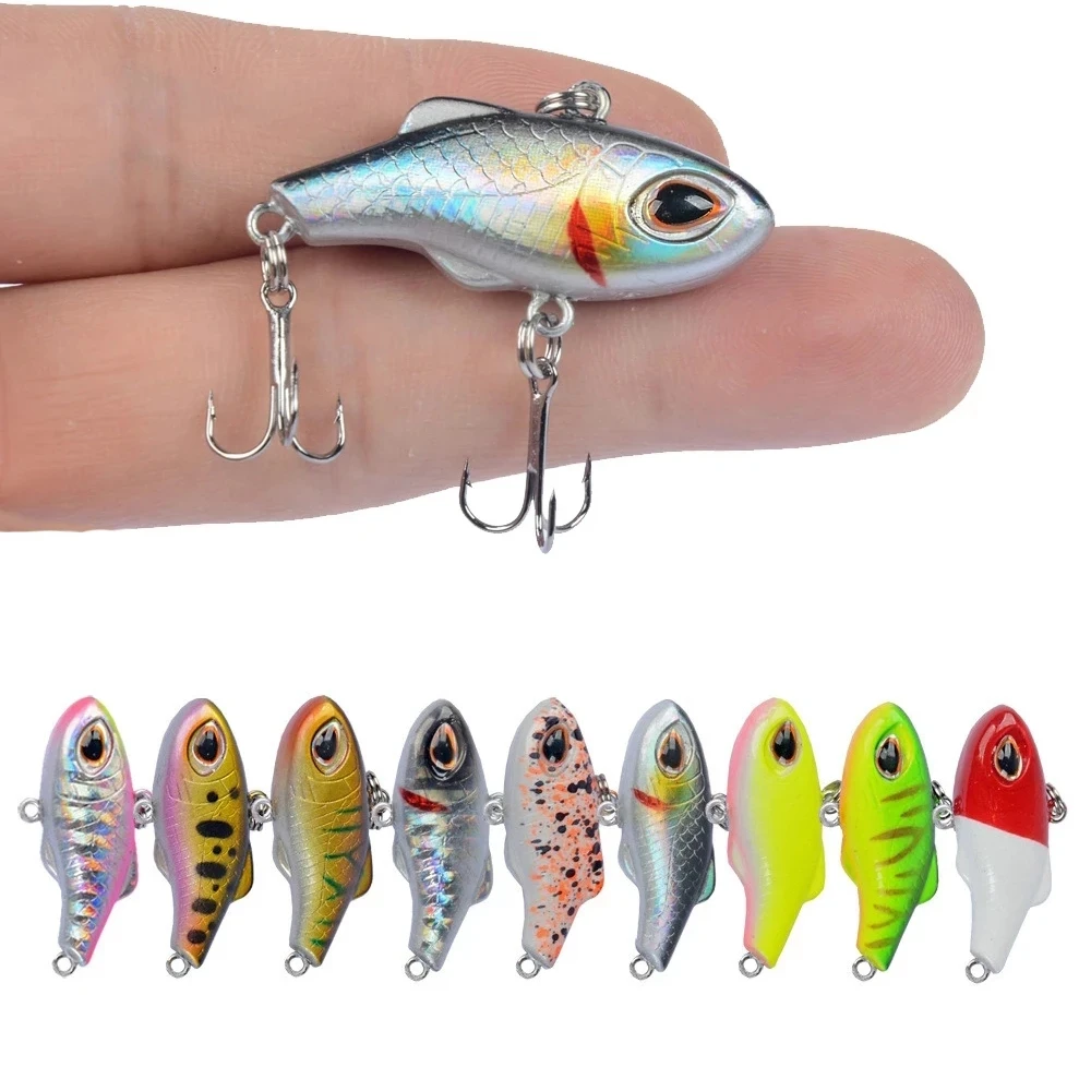 9 Uds VIB Micro Minnow señuelo Pesca trucha Artificial carpa pesca arroyo lago cebos duros Jerkbait lubina Pike cebo