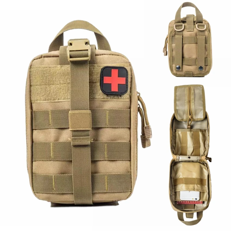Molle-kit de primeros auxilios táctico, bolsa médica de emergencia al aire libre, ejército, caza, coche, emergencia, Camping, herramienta de supervivencia, bolsa EDC militar - imagen 2