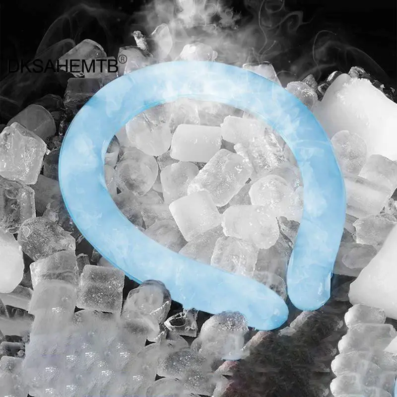 Anillo enfriador de cuello de 28 °, herramientas de refrigeración para correr, ciclismo, Camping, senderismo, escalada - imagen 2