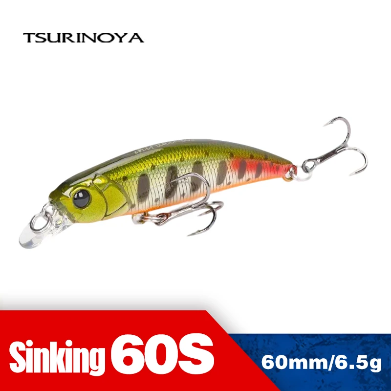 TSURINOYA Señuelo jerkbait minnow hundimiento para lubina - imagen 4