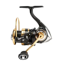 DEUKIO-carrete giratorio con señuelo resistente al agua, sin espacio, serie 2500 3000, mango de tornillo CNC, carrete de tallado fino, carrete de pesca de agua salada