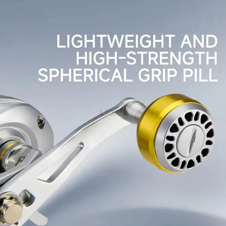 Carretes de Metal YL200 para Baitcasting, relación 6,3: 1, relación de engranaje de alta velocidad, arrastre máximo de 12KG, perfecto 2 + 1BB para pesca en agua dulce y salada - imagen 4