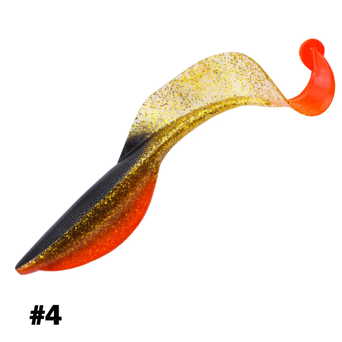 Señuelo de Pesca grande, cebos blandos, Grub de dragón, 15cm, 38g, cola de silicona, meruela, Lucio, Pesca Isca, carpa Artificial, cebo para sábalo - imagen 3